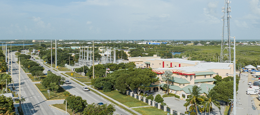 Florida Keys Electric Cooperative facility supporting vegetation management cost savings and utility reliability improvements.